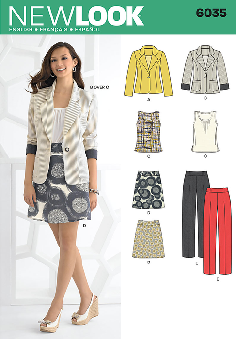 NL6035 Misses' Separates Pattern from Jaycotts Sewing Supplies