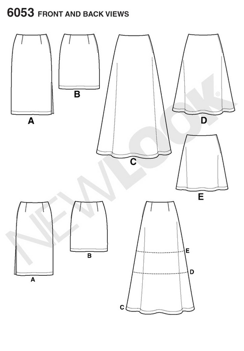 NL6053 Misses' Skirt | Easy from Jaycotts Sewing Supplies