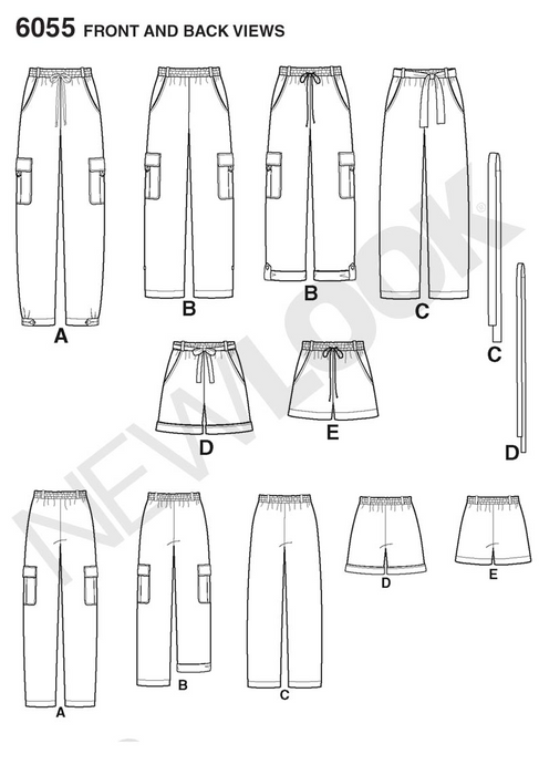 NL6055 Misses' Pants & Shorts from Jaycotts Sewing Supplies