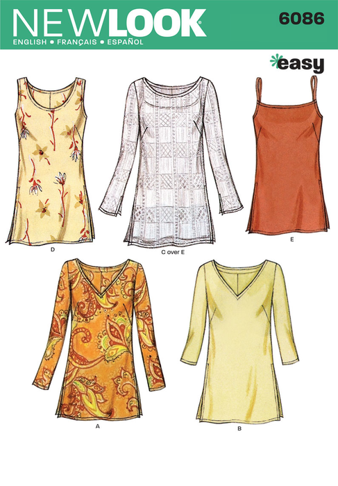 NL6086 Misses Tops from Jaycotts Sewing Supplies