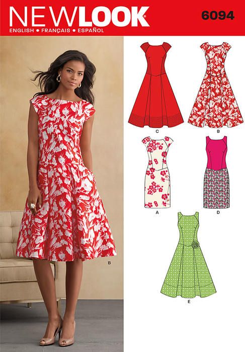 NL6094 Misses' Dress pattern from Jaycotts Sewing Supplies