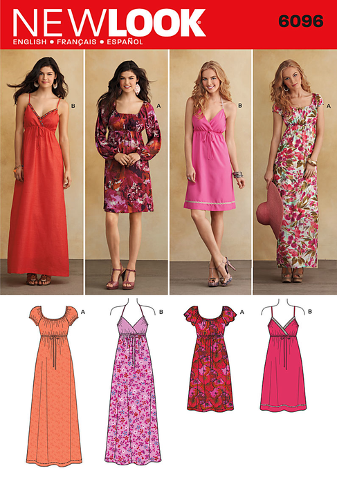 NL6096 Misses' Dress from Jaycotts Sewing Supplies