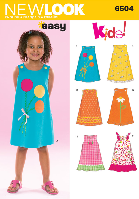 NL6504 Child Dress | Easy from Jaycotts Sewing Supplies