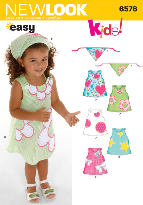NL6578 Toddler Dress | Easy from Jaycotts Sewing Supplies