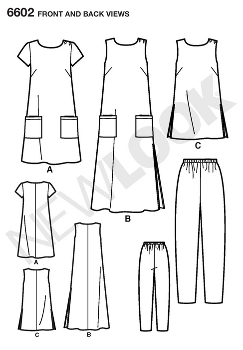 NL6602 Misses Dress Pattern | Easy from Jaycotts Sewing Supplies