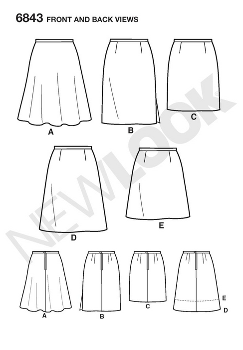 NL6843 Misses Skirt | Easy from Jaycotts Sewing Supplies