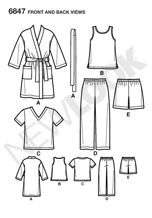 NL6847 Children's Sleepwear | Easy from Jaycotts Sewing Supplies