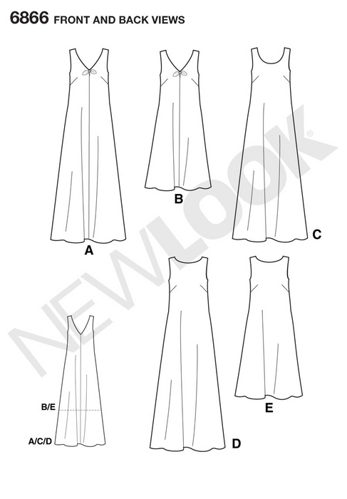 NL6866 Misses Dress | Easy from Jaycotts Sewing Supplies