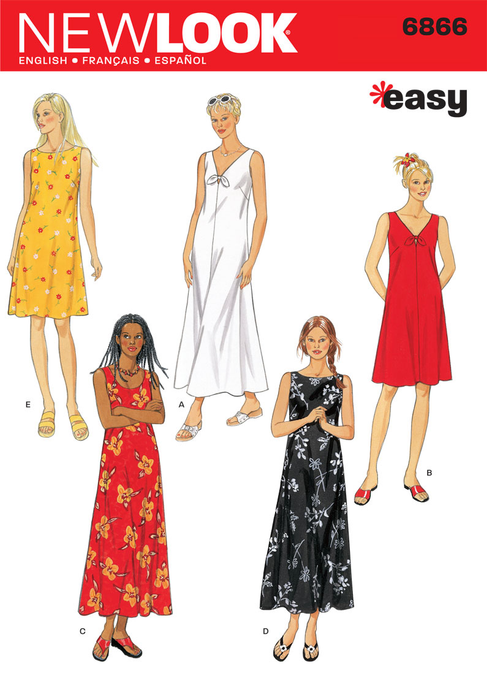 NL6866 Misses Dress | Easy from Jaycotts Sewing Supplies