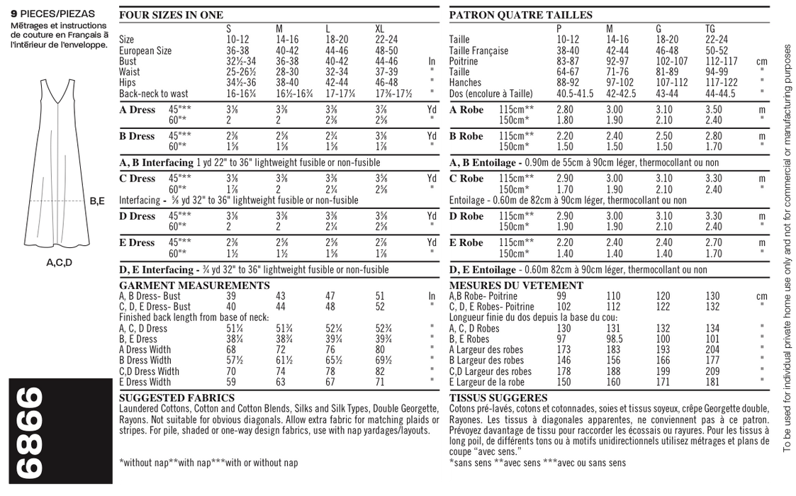 NL6866 Misses Dress | Easy from Jaycotts Sewing Supplies