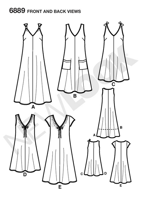 NL6889 Misses Dress | Easy from Jaycotts Sewing Supplies