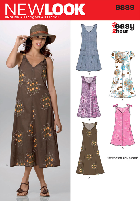 NL6889 Misses Dress | Easy from Jaycotts Sewing Supplies