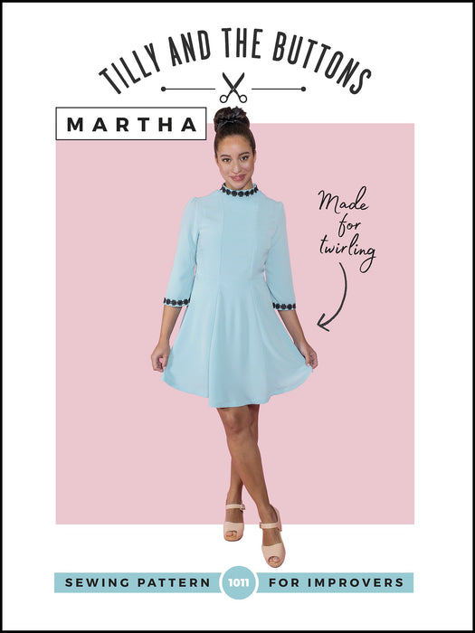 Tilly & The Buttons Martha Pattern - 1011 from Jaycotts Sewing Supplies
