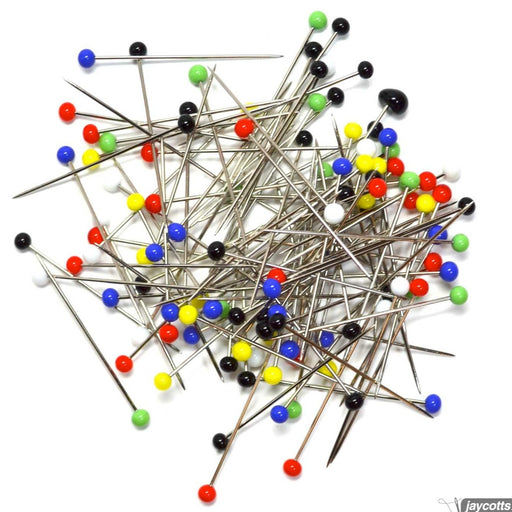Prym Glass-Headed Pins, 20g packs from Jaycotts Sewing Supplies