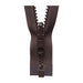 YKK Reversible Open End Zip BROWN from Jaycotts Sewing Supplies