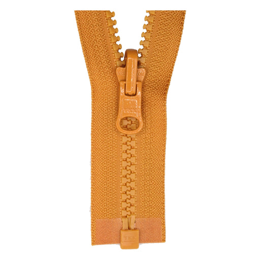 YKK Reversible Open End Zip GOLD from Jaycotts Sewing Supplies