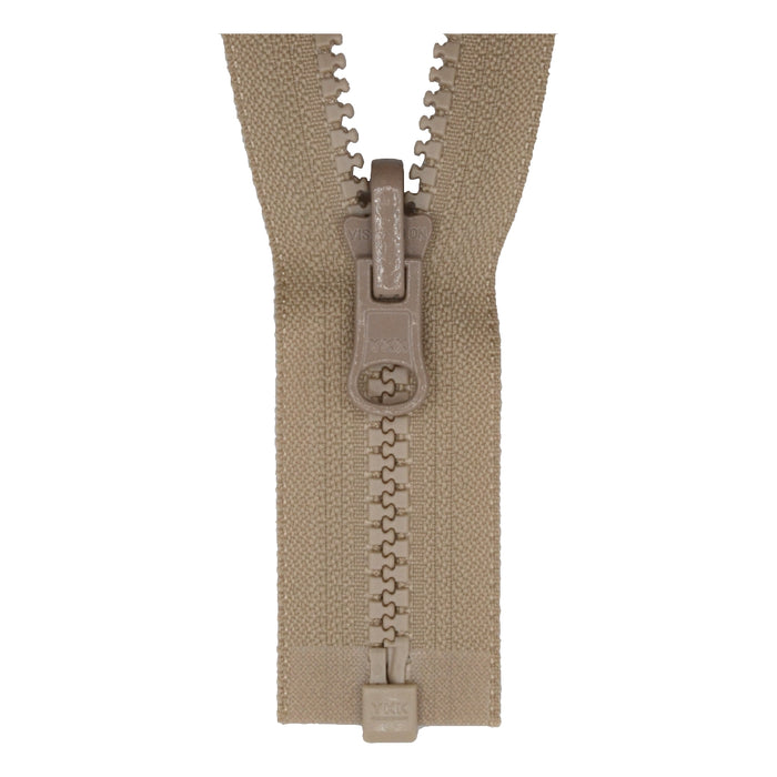 YKK Reversible Open End Zip BEIGE from Jaycotts Sewing Supplies