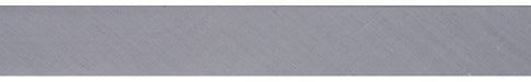 20m roll of Silver Bias Binding | 25mm width from Jaycotts Sewing Supplies