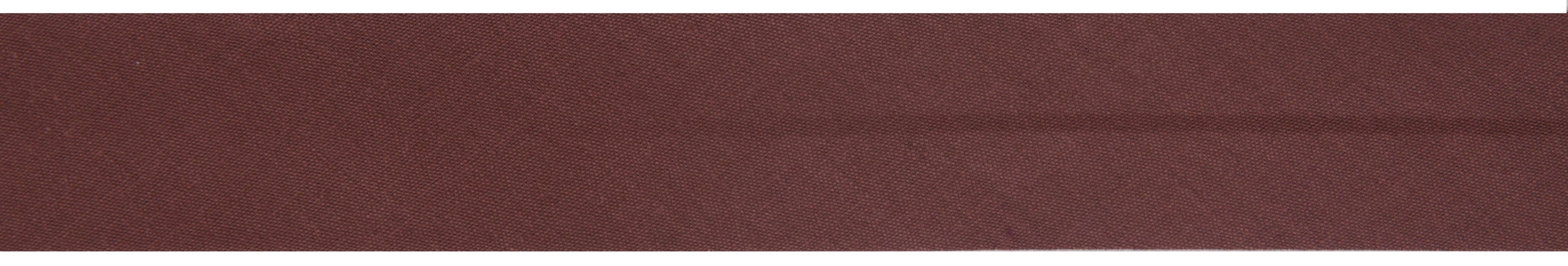 20m roll of Dark Tan Bias Binding | 25mm width from Jaycotts Sewing Supplies
