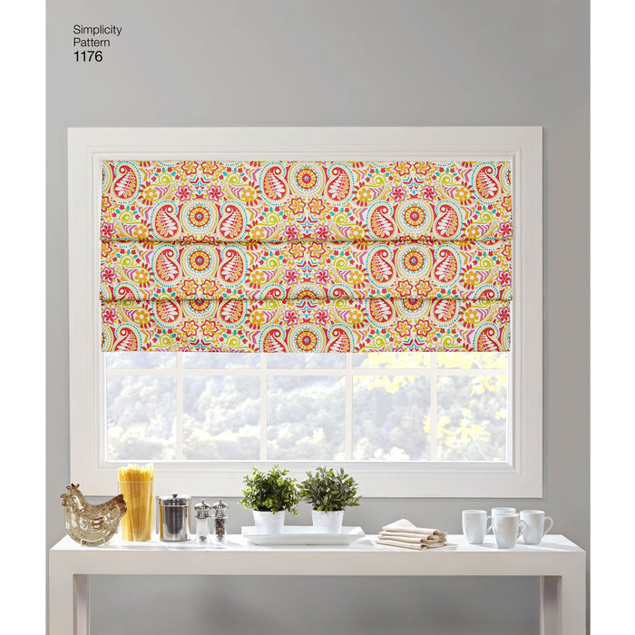 Simplicity Pattern 1176 Window Treatments from Jaycotts Sewing Supplies
