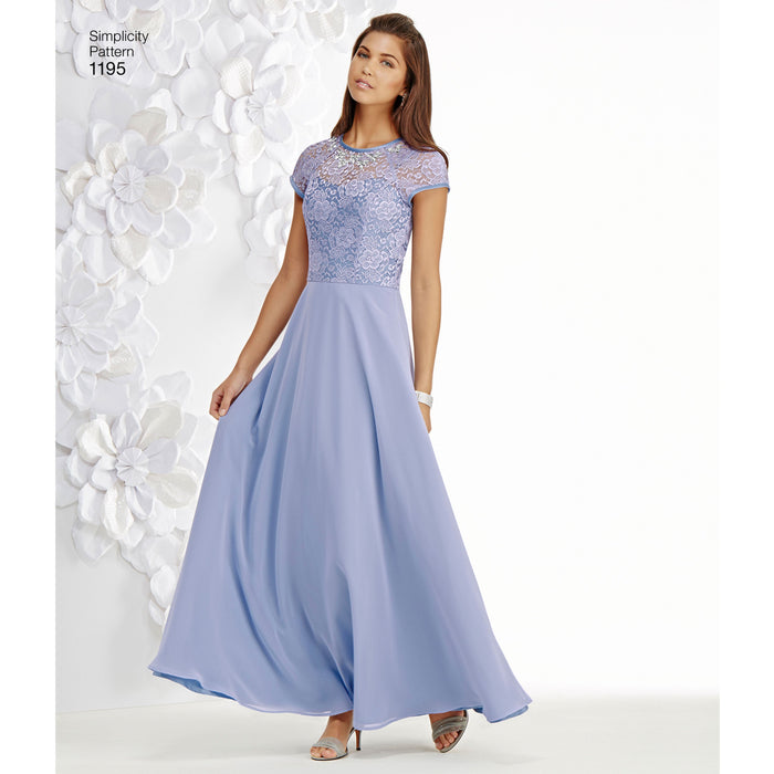 Simplicity Pattern 1195 Misses Special Occasion from Jaycotts Sewing Supplies