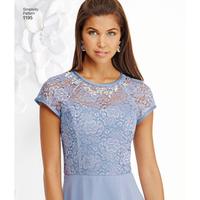 Simplicity Pattern 1195 Misses Special Occasion from Jaycotts Sewing Supplies