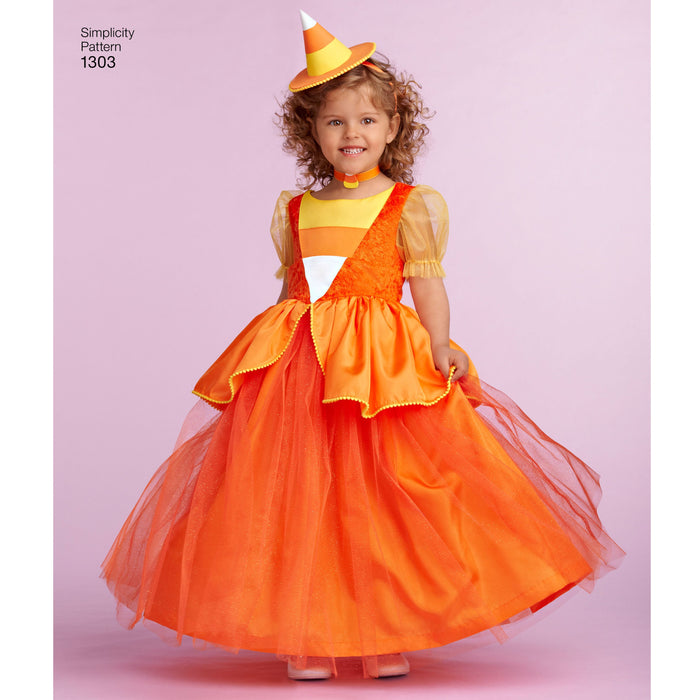 Simplicity Pattern 1303 Toddlers' and Child's Costumes from Jaycotts Sewing Supplies