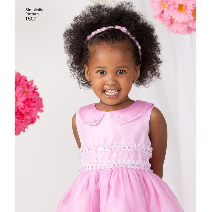Simplicity Pattern 1507 Toddlers' and Child's dress from Jaycotts Sewing Supplies