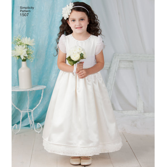 Simplicity Pattern 1507 Toddlers' and Child's dress from Jaycotts Sewing Supplies