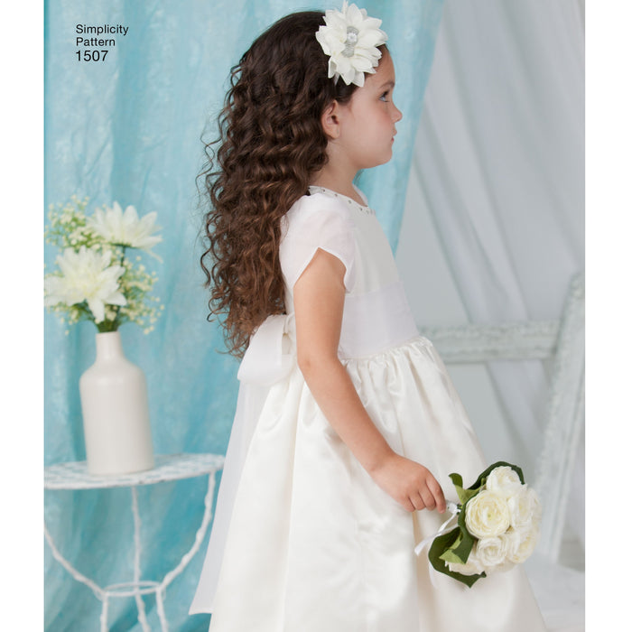 Simplicity Pattern 1507 Toddlers' and Child's dress from Jaycotts Sewing Supplies