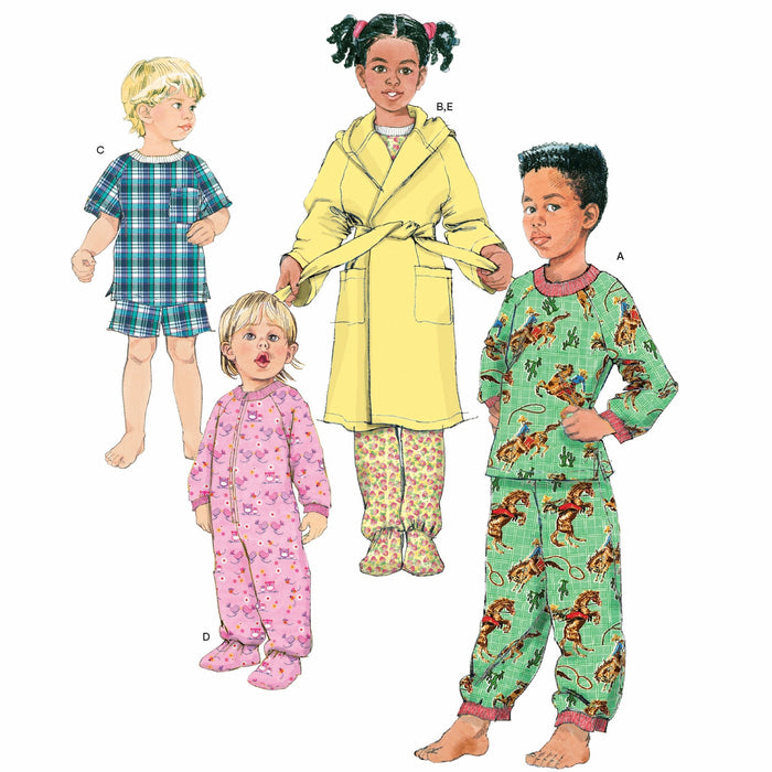 Simplicity Pattern 1572 Toddlers' and child's sleep shirt from Jaycotts Sewing Supplies
