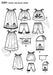Simplicity Pattern 2391 Child's Pillowcase Dress, Tops, Pants, & Bag from Jaycotts Sewing Supplies