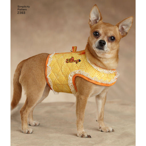 Simplicity Pattern 2393 Small Dog Clothes from Jaycotts Sewing Supplies