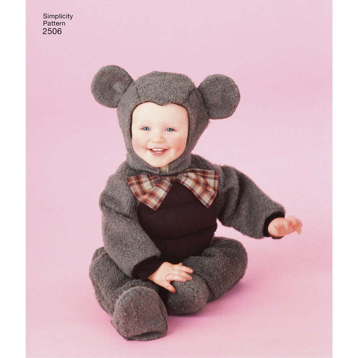 Simplicity Pattern 2506 Toddler Animal Costumes from Jaycotts Sewing Supplies