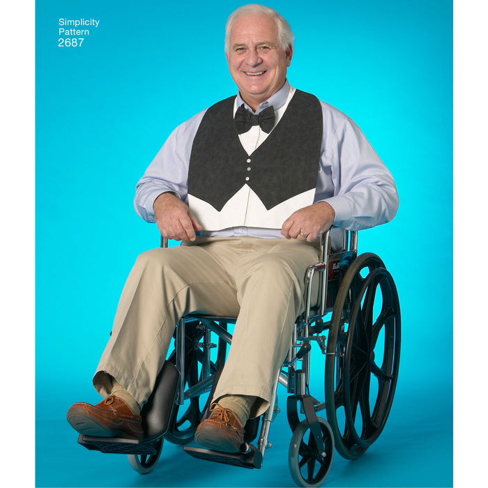 Simplicity Pattern 2687 Adult Clothing Protectors and Hats from Jaycotts Sewing Supplies