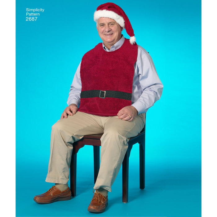 Simplicity Pattern 2687 Adult Clothing Protectors and Hats from Jaycotts Sewing Supplies