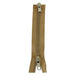 YKK Silver Tooth Two Way Open End Zip, BEIGE from Jaycotts Sewing Supplies