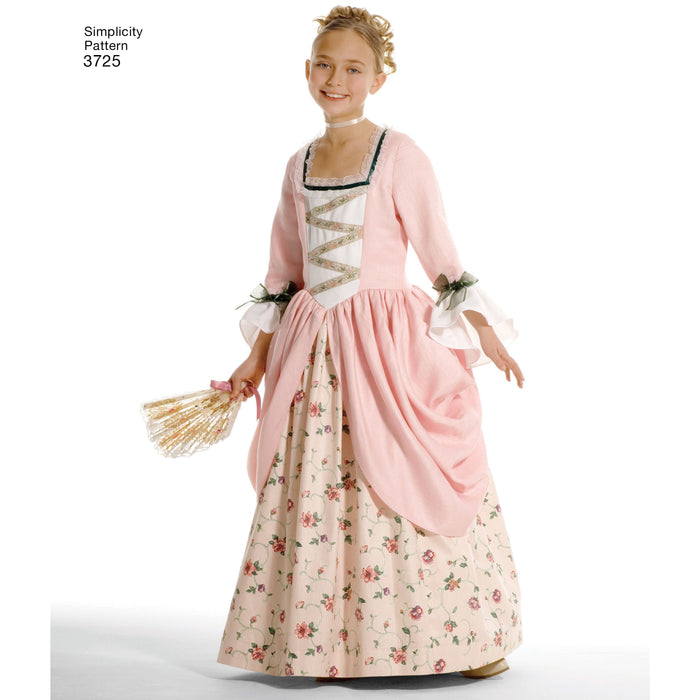 Simplicity 3725 Pilgrim / Colonial costume pattern from Jaycotts Sewing Supplies