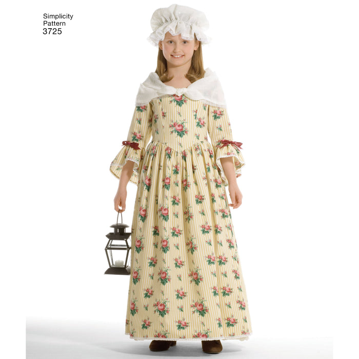 Simplicity 3725 Pilgrim / Colonial costume pattern from Jaycotts Sewing Supplies