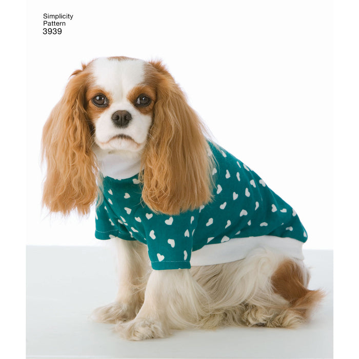 Simplicity 3939 Dog Clothes sewing pattern. from Jaycotts Sewing Supplies