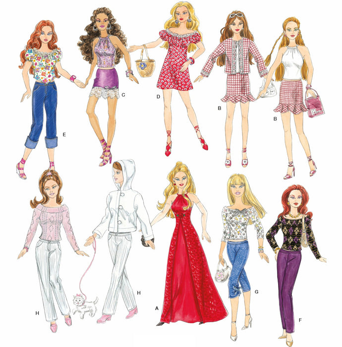 Simplicity 4702 doll clothes pattern from Jaycotts Sewing Supplies