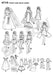 Simplicity Pattern 4719 8 Outfits for 11Â½" Fashion Doll from Jaycotts Sewing Supplies