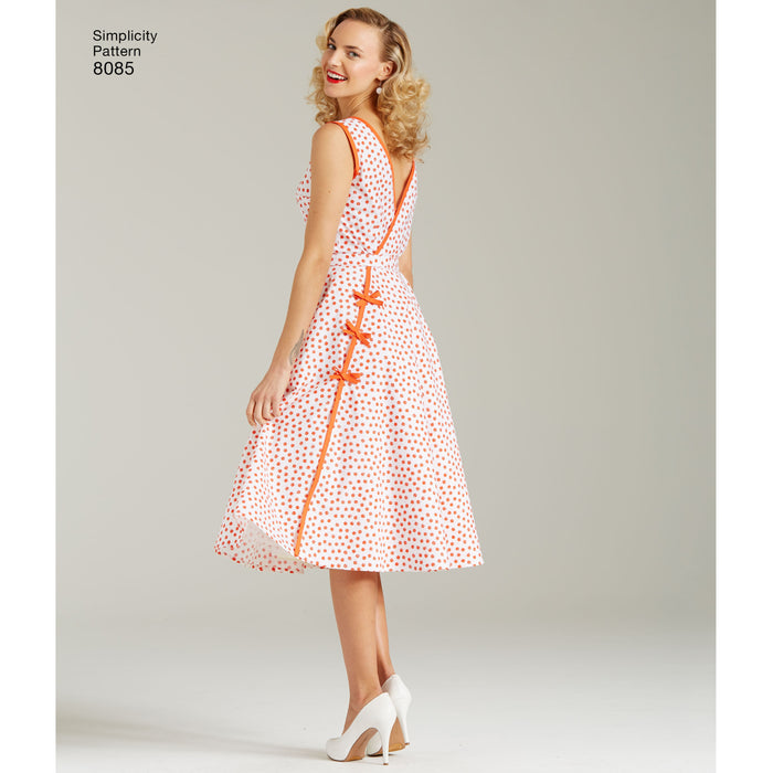 Simplicity 8085 1950's wrap dress pattern from Jaycotts Sewing Supplies
