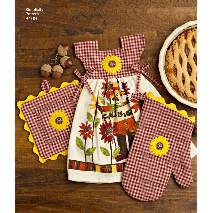 Simplicity Pattern 8109  towel dresses from Jaycotts Sewing Supplies