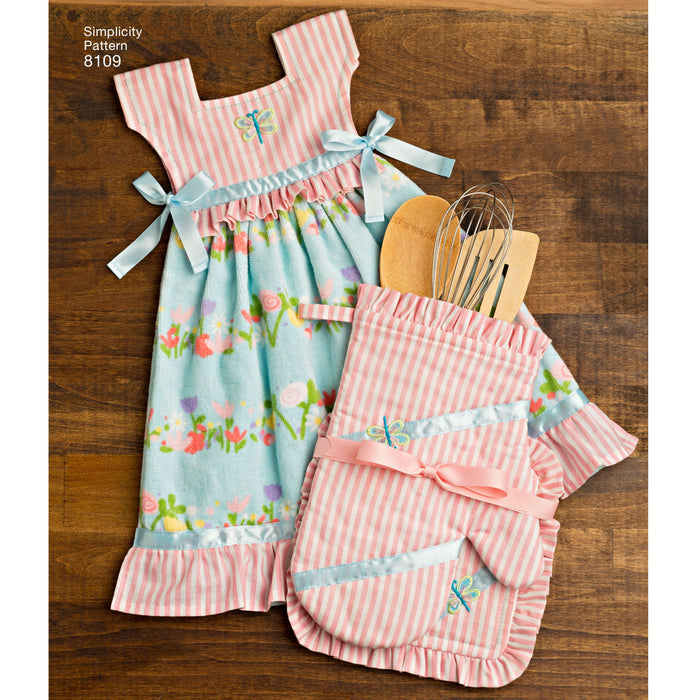 Simplicity Pattern 8109  towel dresses from Jaycotts Sewing Supplies