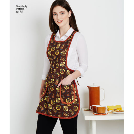 Simplicity Pattern 8152 aprons from the 1970's from Jaycotts Sewing Supplies