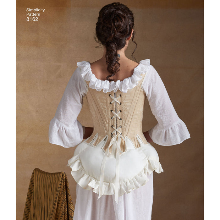 Simplicity Pattern 8162 18th century undergarments pattern from Jaycotts Sewing Supplies