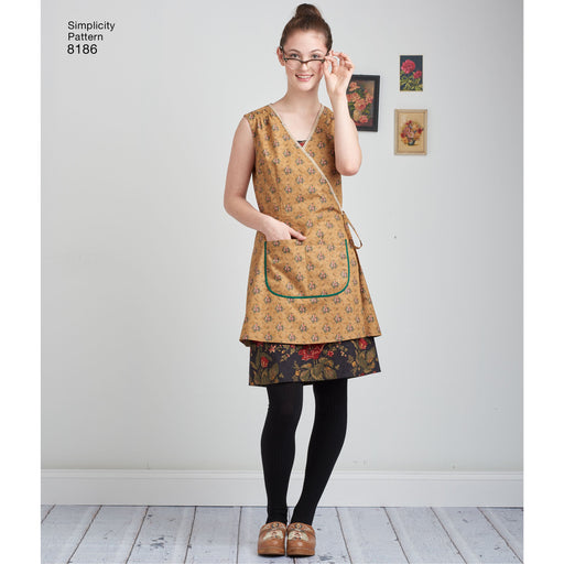 Simplicity Pattern 8186 Dottie Angel frock pattern from Jaycotts Sewing Supplies