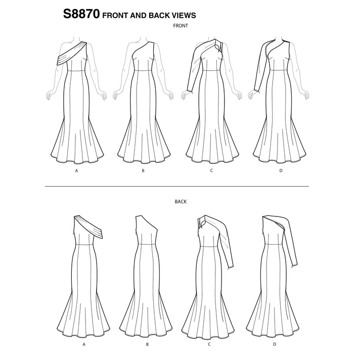 Simplicity 8870 Misses'/Miss Petite Dress from Jaycotts Sewing Supplies