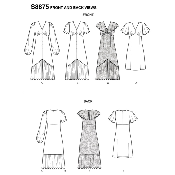 Simplicity 8875 Misses' Dresses Pattern from Jaycotts Sewing Supplies